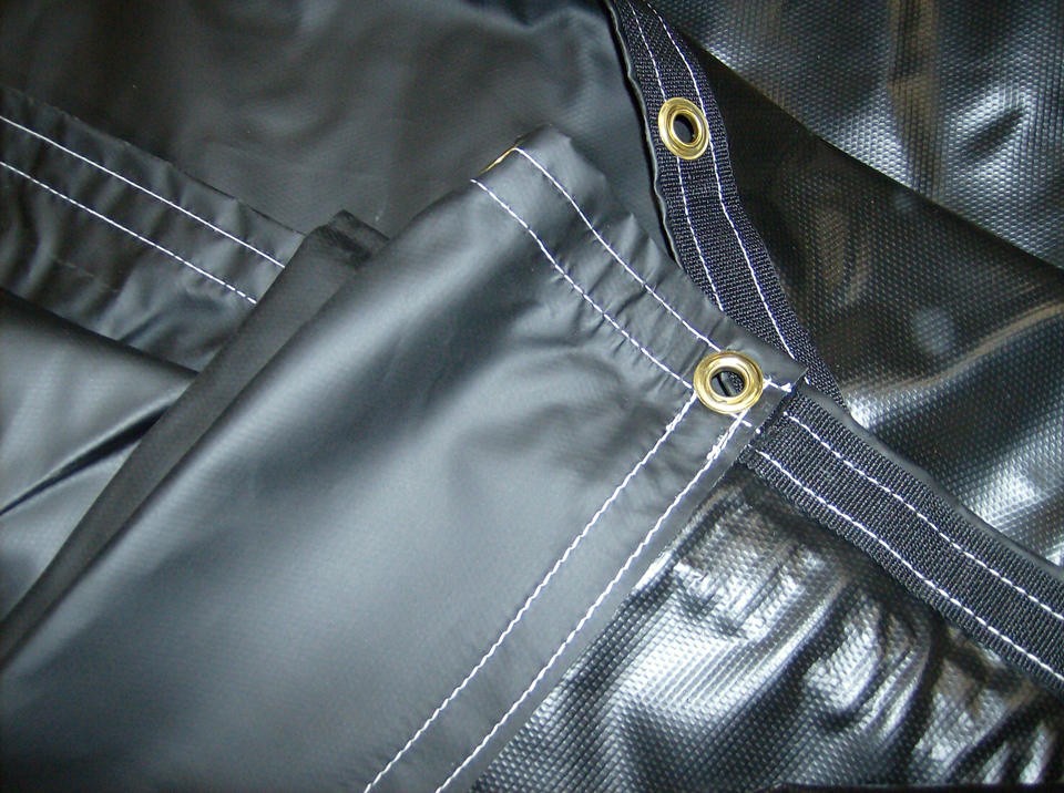 Solid Vinyl Asphalt Tarps For Dump Trucks